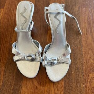 Nina Elegant Silver Women's Sandals